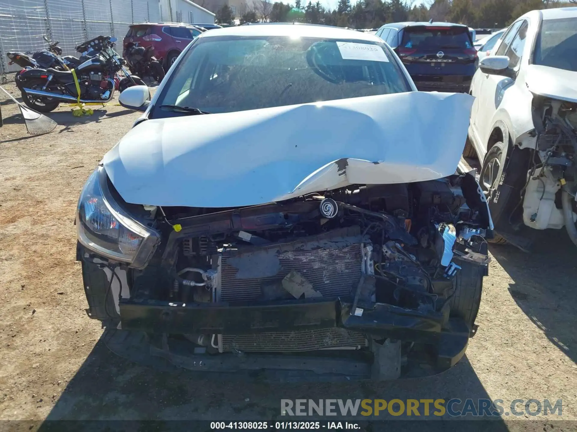 13 Photograph of a damaged car 3KPA24AD2ME392144 KIA RIO 2021