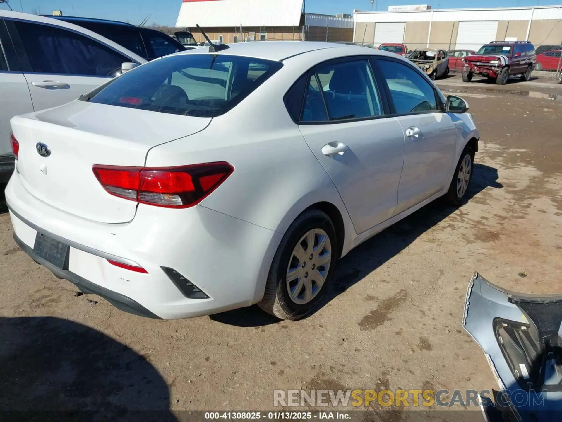 4 Photograph of a damaged car 3KPA24AD2ME392144 KIA RIO 2021