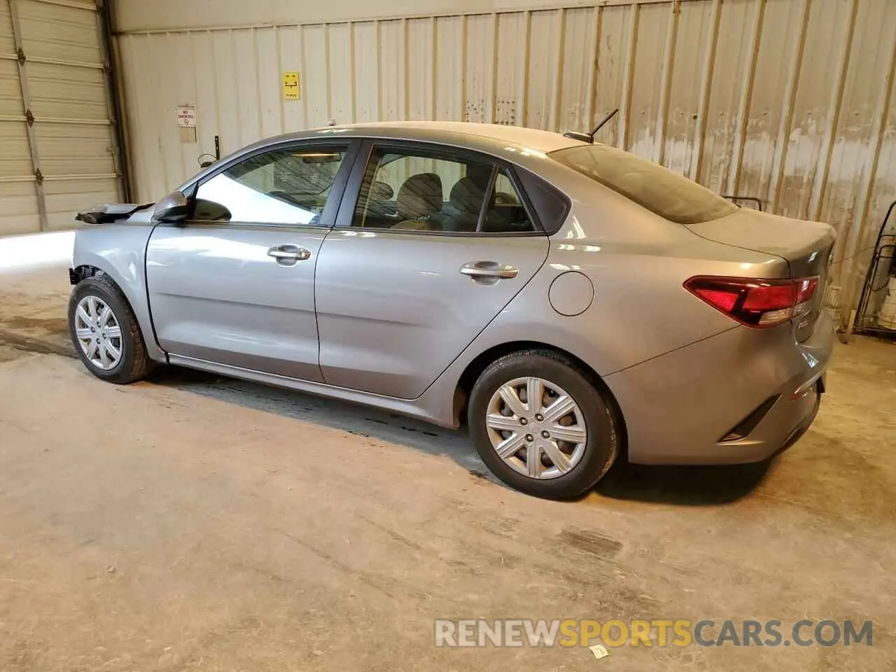 2 Photograph of a damaged car 3KPA24AD2ME394847 KIA RIO 2021