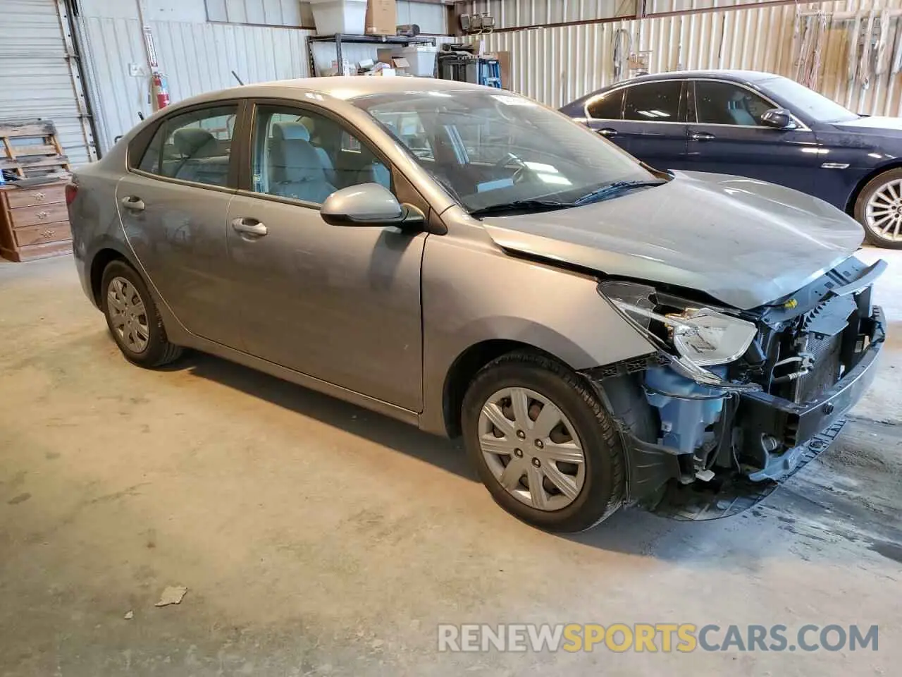 4 Photograph of a damaged car 3KPA24AD2ME394847 KIA RIO 2021