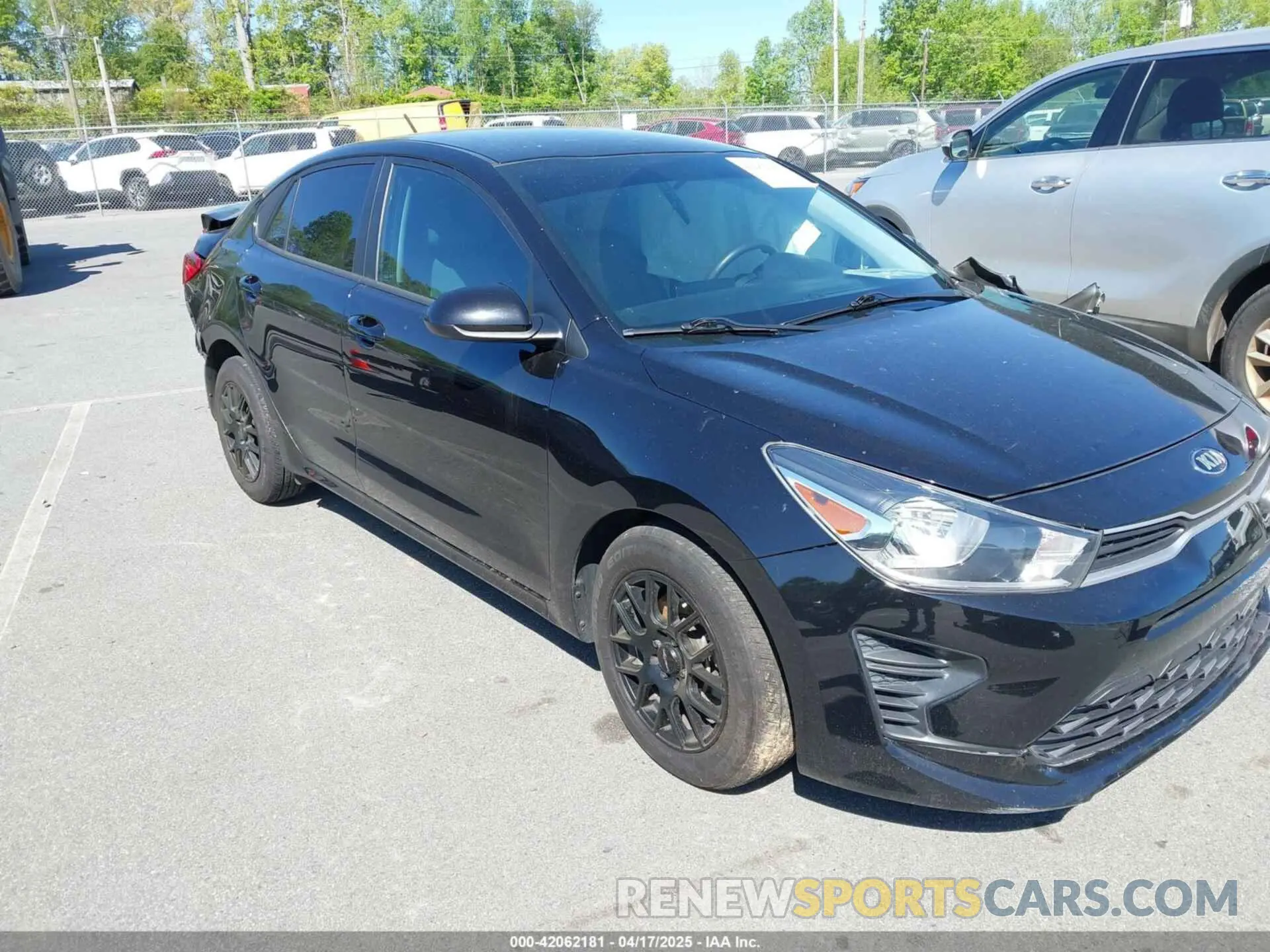 1 Photograph of a damaged car 3KPA24AD2ME397666 KIA RIO 2021