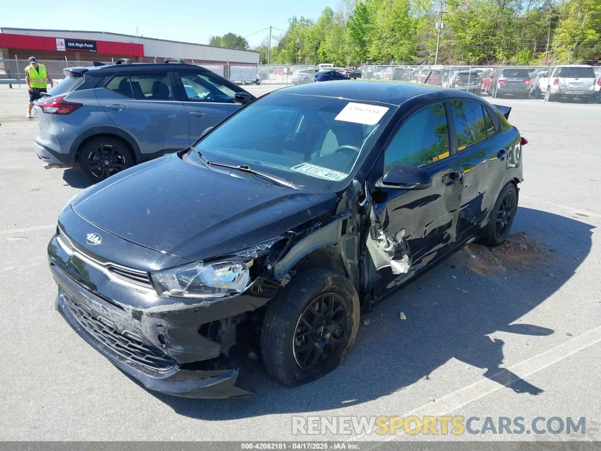 2 Photograph of a damaged car 3KPA24AD2ME397666 KIA RIO 2021