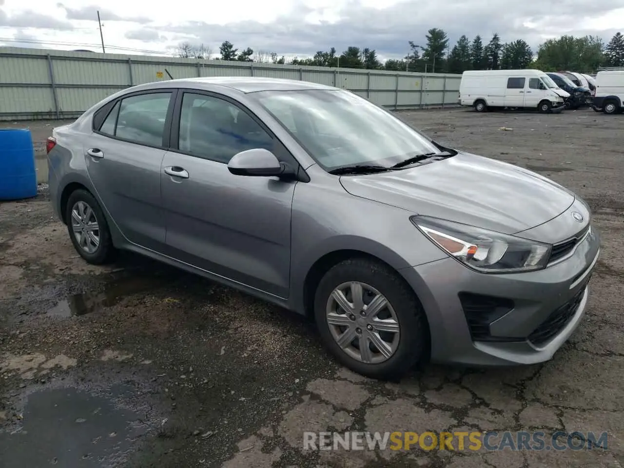 4 Photograph of a damaged car 3KPA24AD2ME401151 KIA RIO 2021