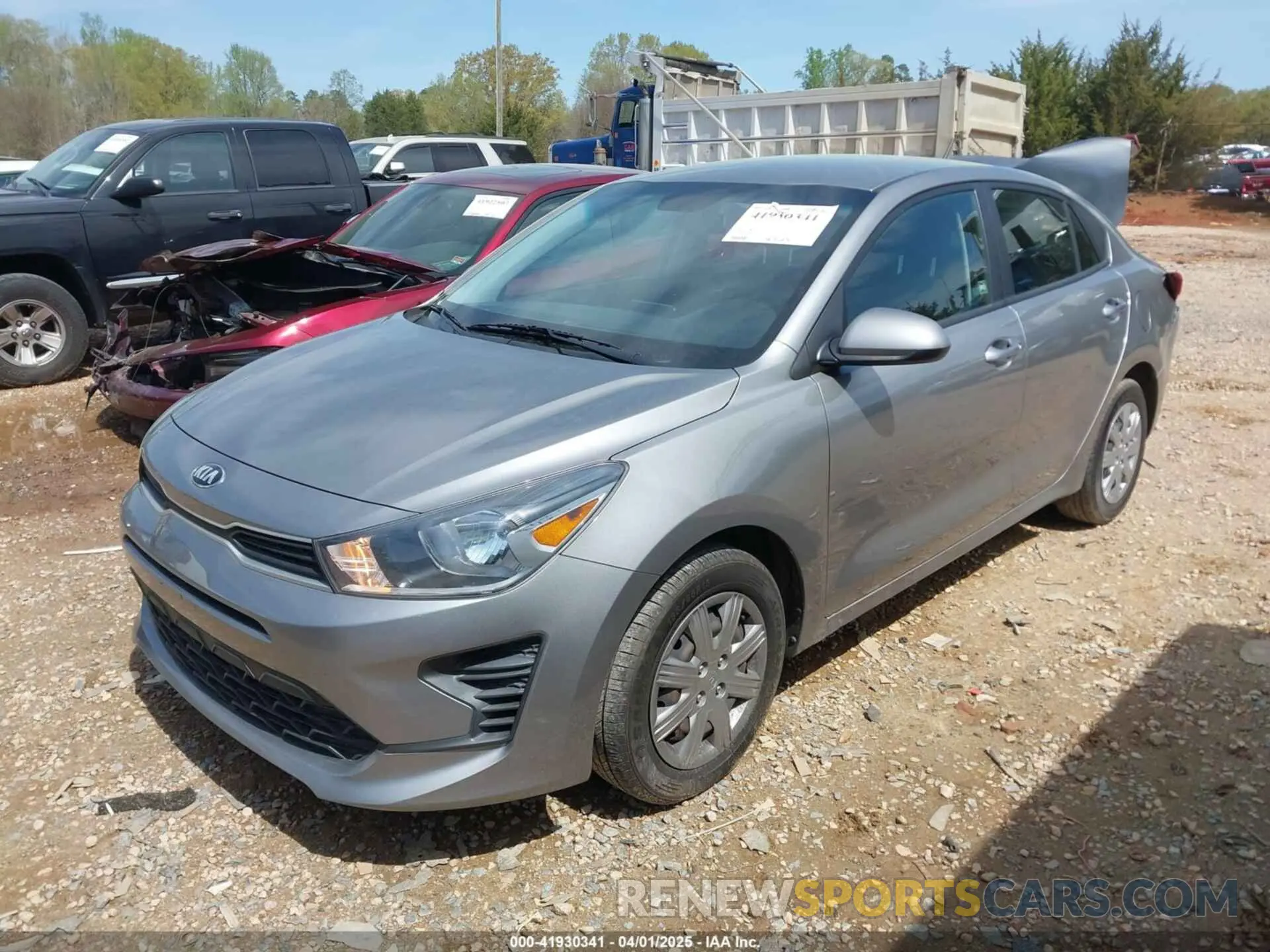 2 Photograph of a damaged car 3KPA24AD3ME364238 KIA RIO 2021