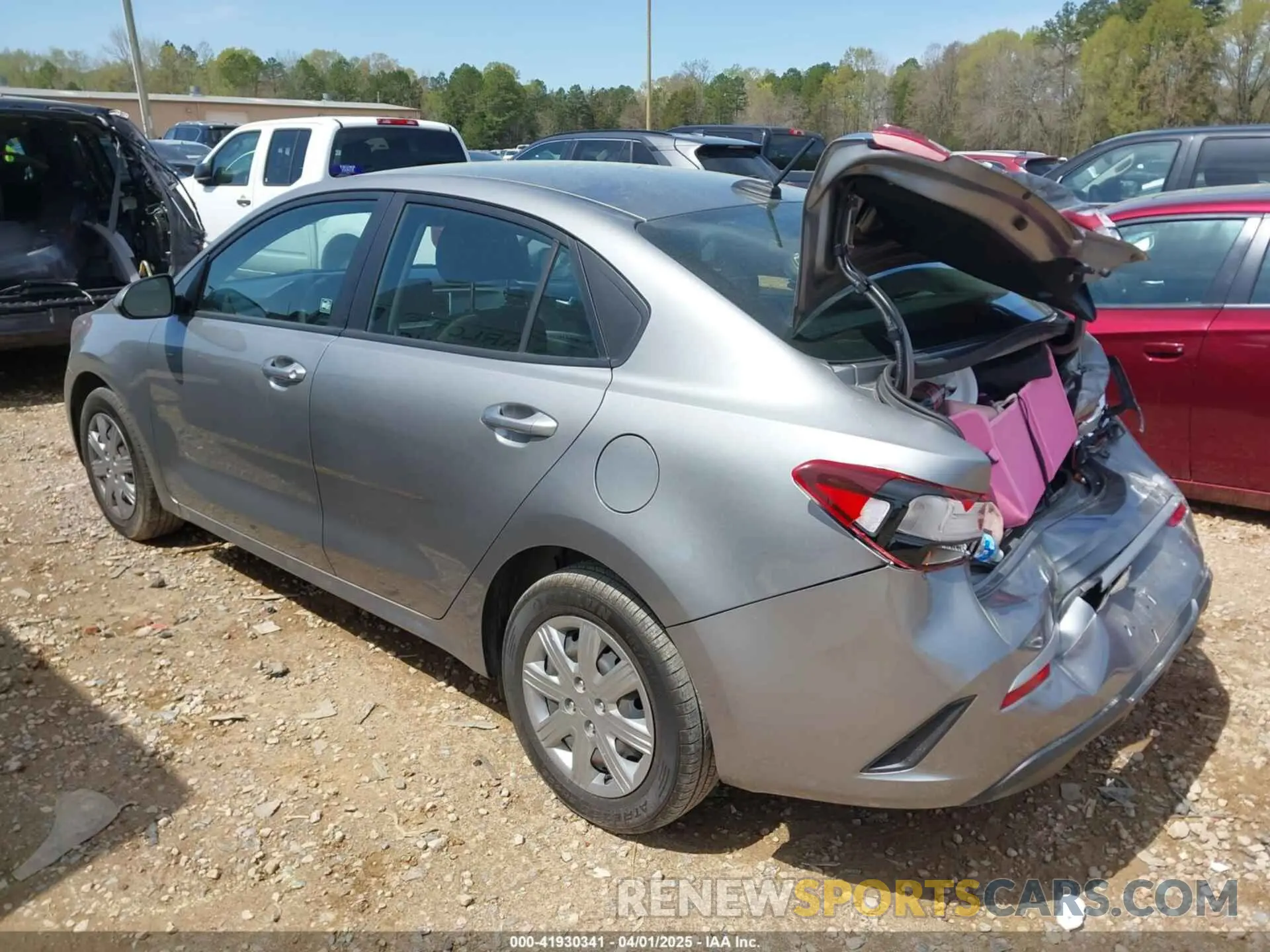 3 Photograph of a damaged car 3KPA24AD3ME364238 KIA RIO 2021