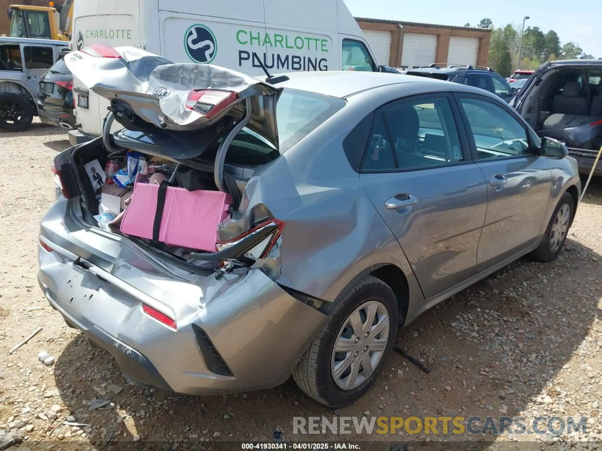 4 Photograph of a damaged car 3KPA24AD3ME364238 KIA RIO 2021