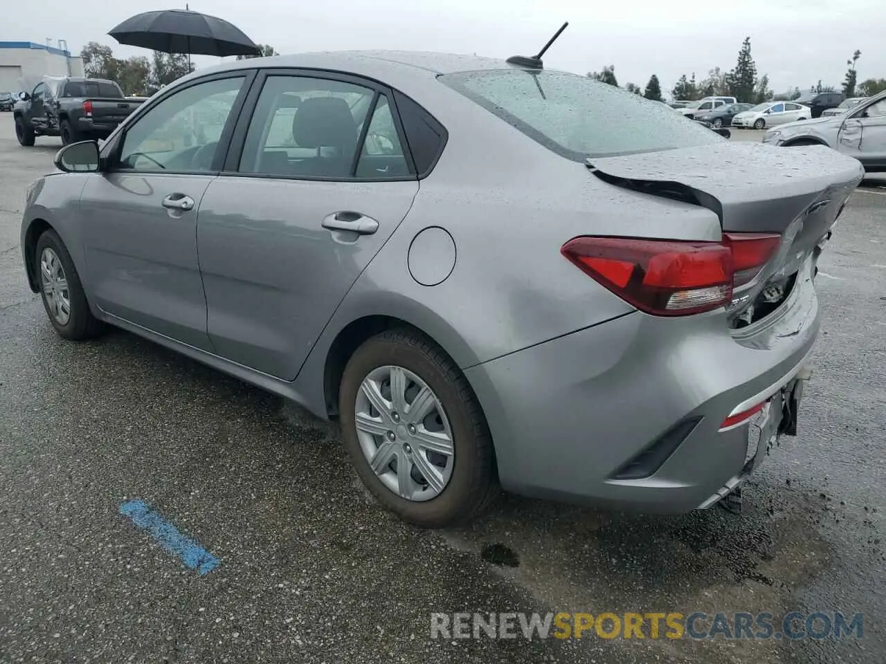 2 Photograph of a damaged car 3KPA24AD3ME367351 KIA RIO 2021