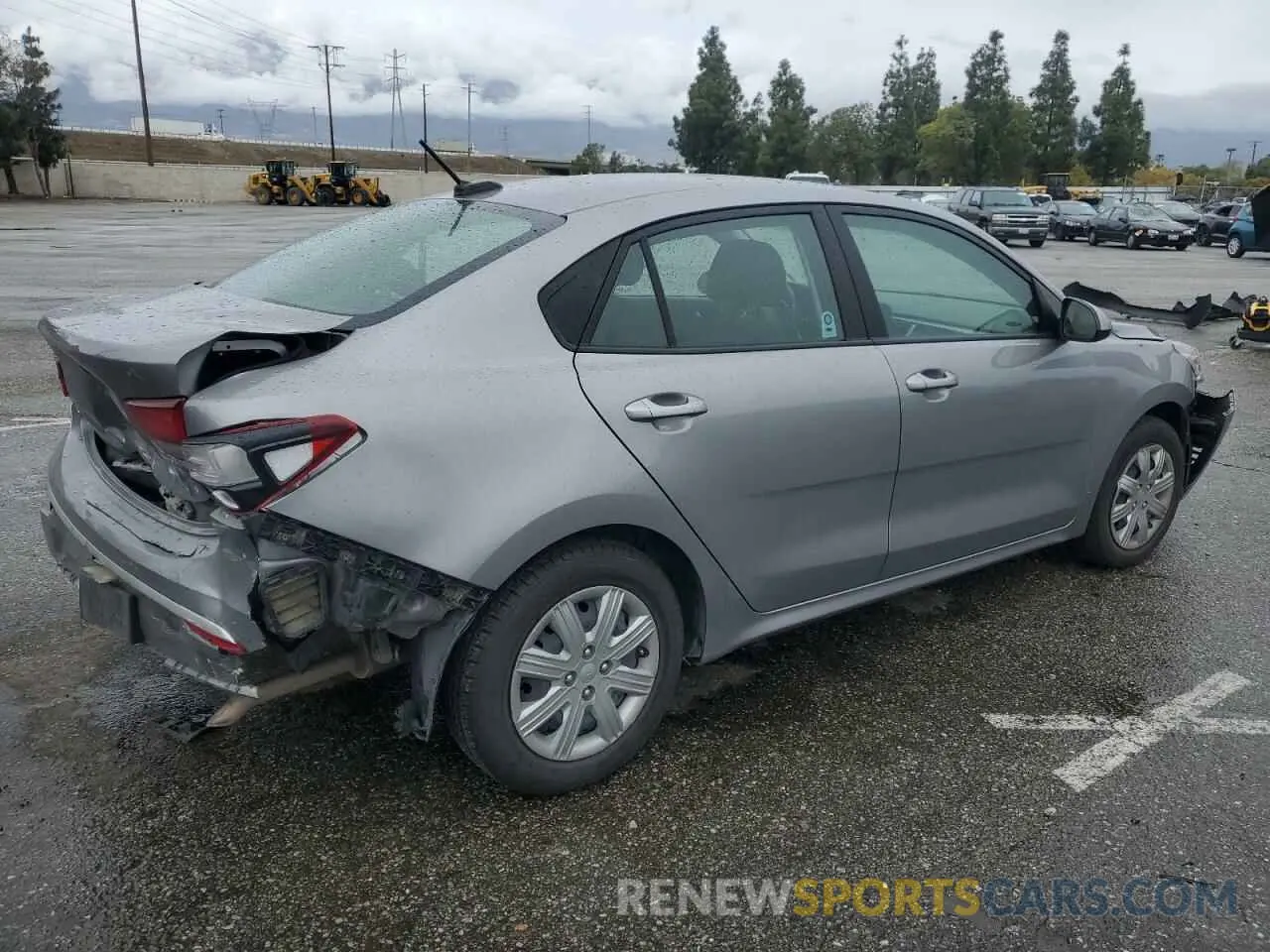 3 Photograph of a damaged car 3KPA24AD3ME367351 KIA RIO 2021