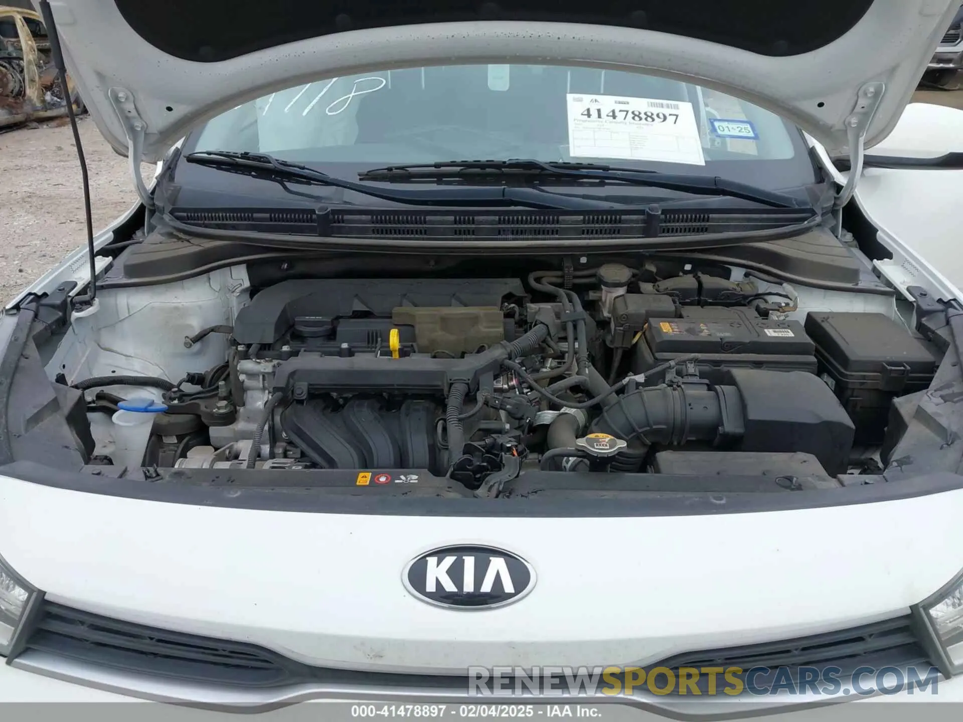 10 Photograph of a damaged car 3KPA24AD3ME382481 KIA RIO 2021