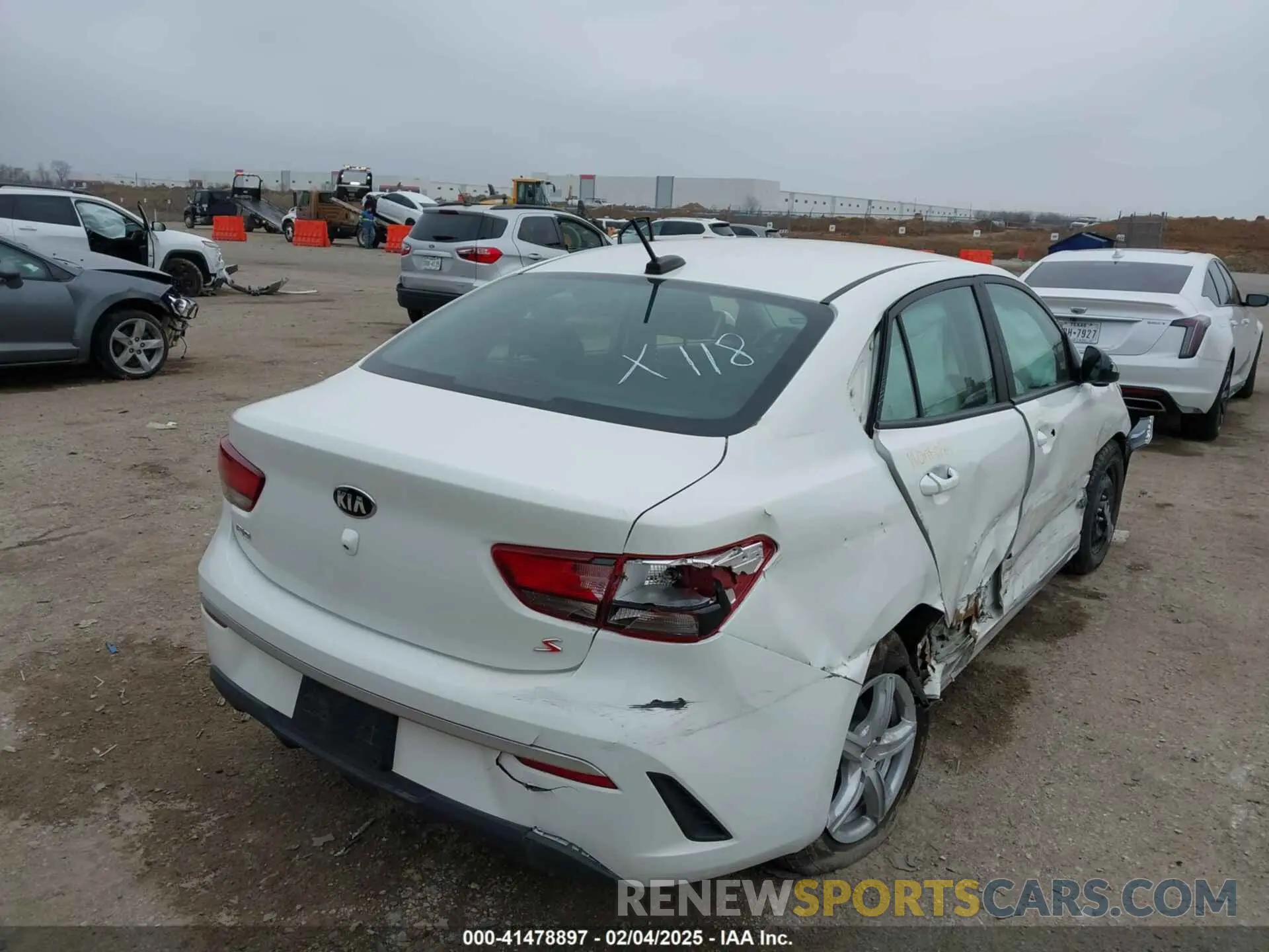 4 Photograph of a damaged car 3KPA24AD3ME382481 KIA RIO 2021