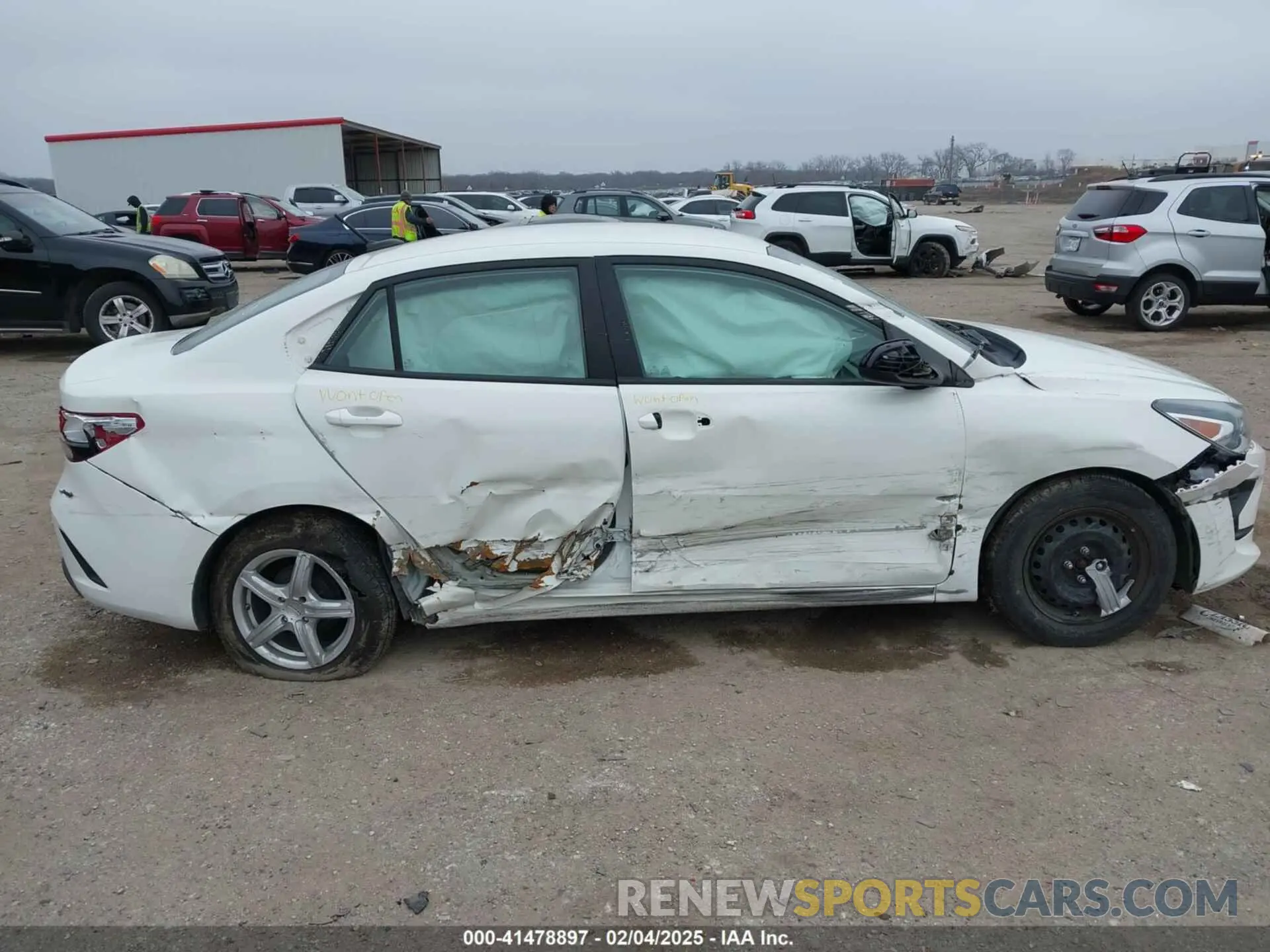 6 Photograph of a damaged car 3KPA24AD3ME382481 KIA RIO 2021