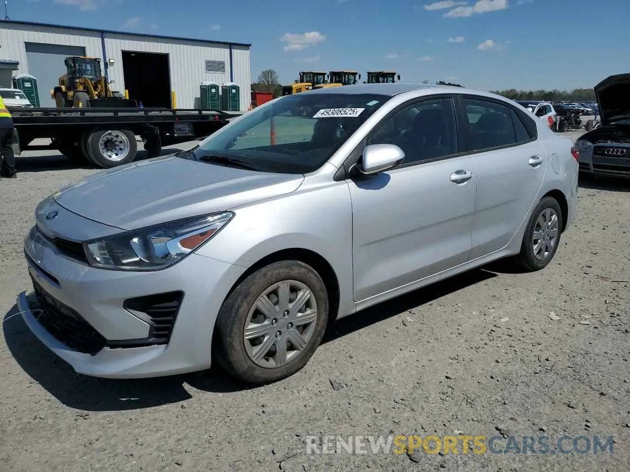1 Photograph of a damaged car 3KPA24AD3ME383145 KIA RIO 2021