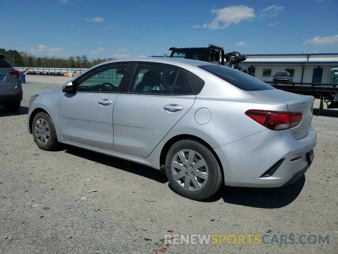 2 Photograph of a damaged car 3KPA24AD3ME383145 KIA RIO 2021