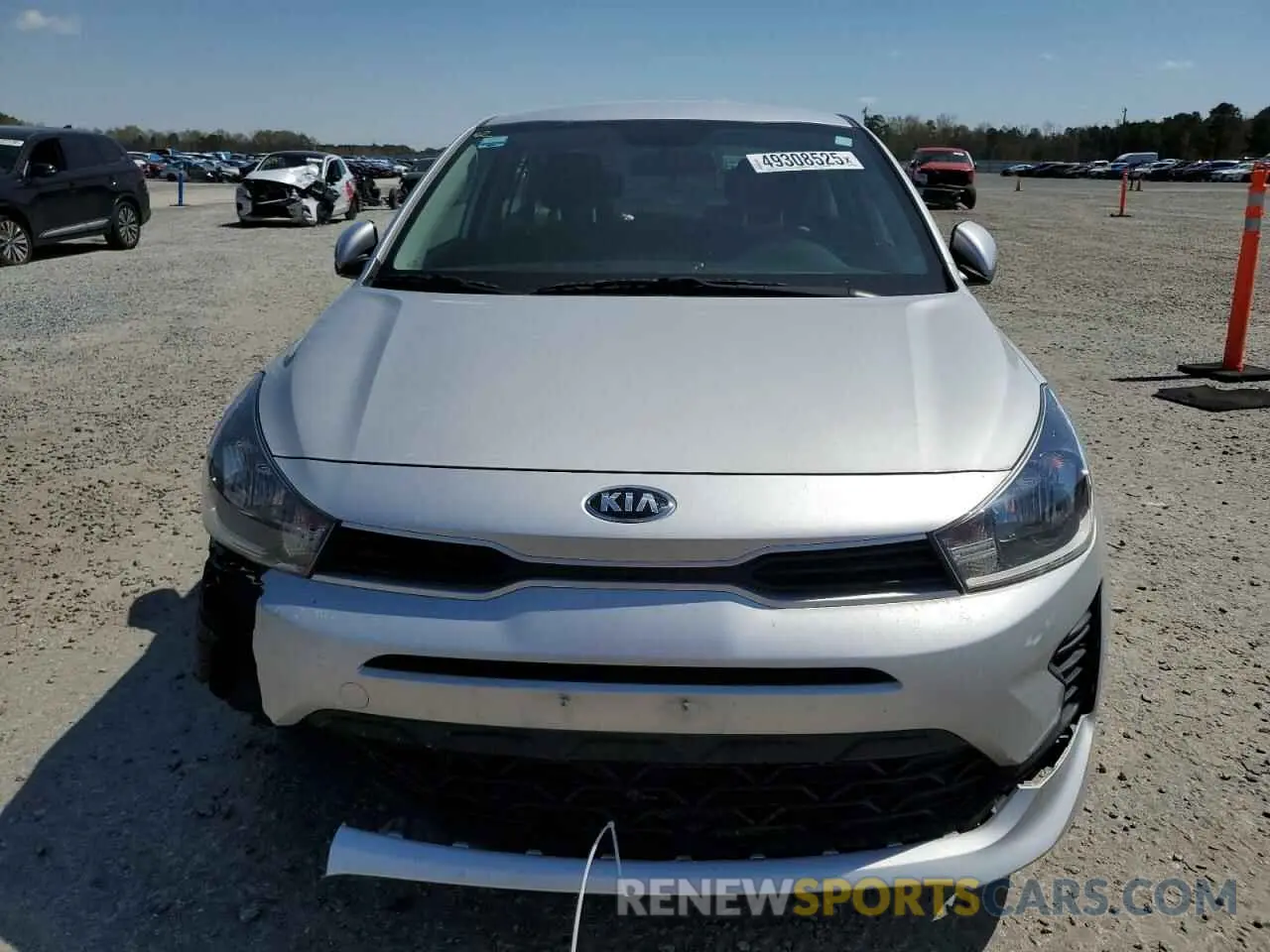 5 Photograph of a damaged car 3KPA24AD3ME383145 KIA RIO 2021