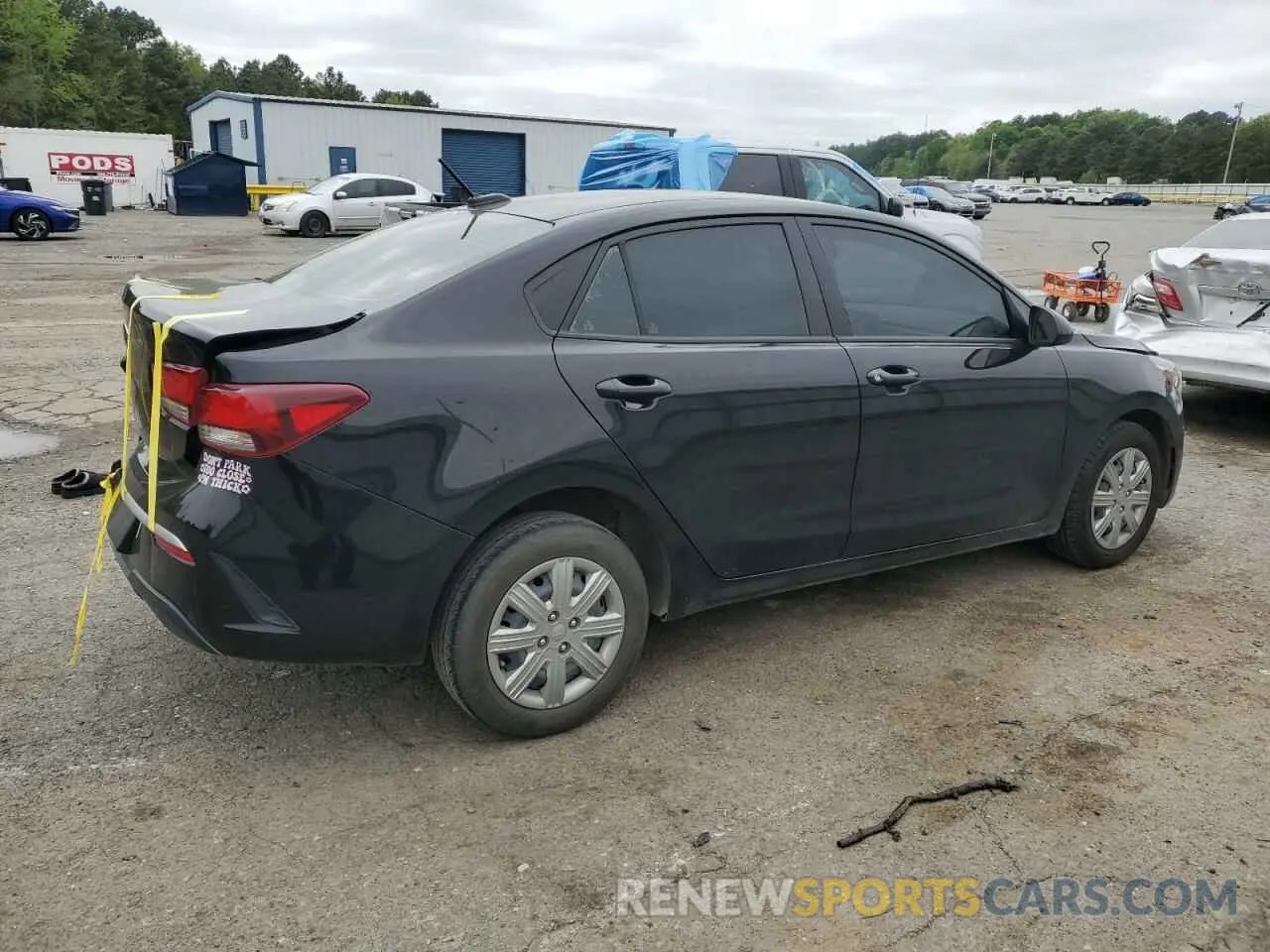 3 Photograph of a damaged car 3KPA24AD3ME394680 KIA RIO 2021
