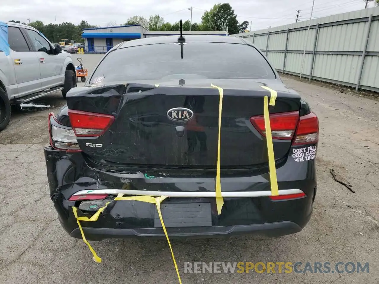 6 Photograph of a damaged car 3KPA24AD3ME394680 KIA RIO 2021
