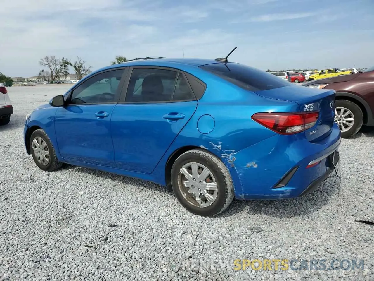 2 Photograph of a damaged car 3KPA24AD3ME395280 KIA RIO 2021