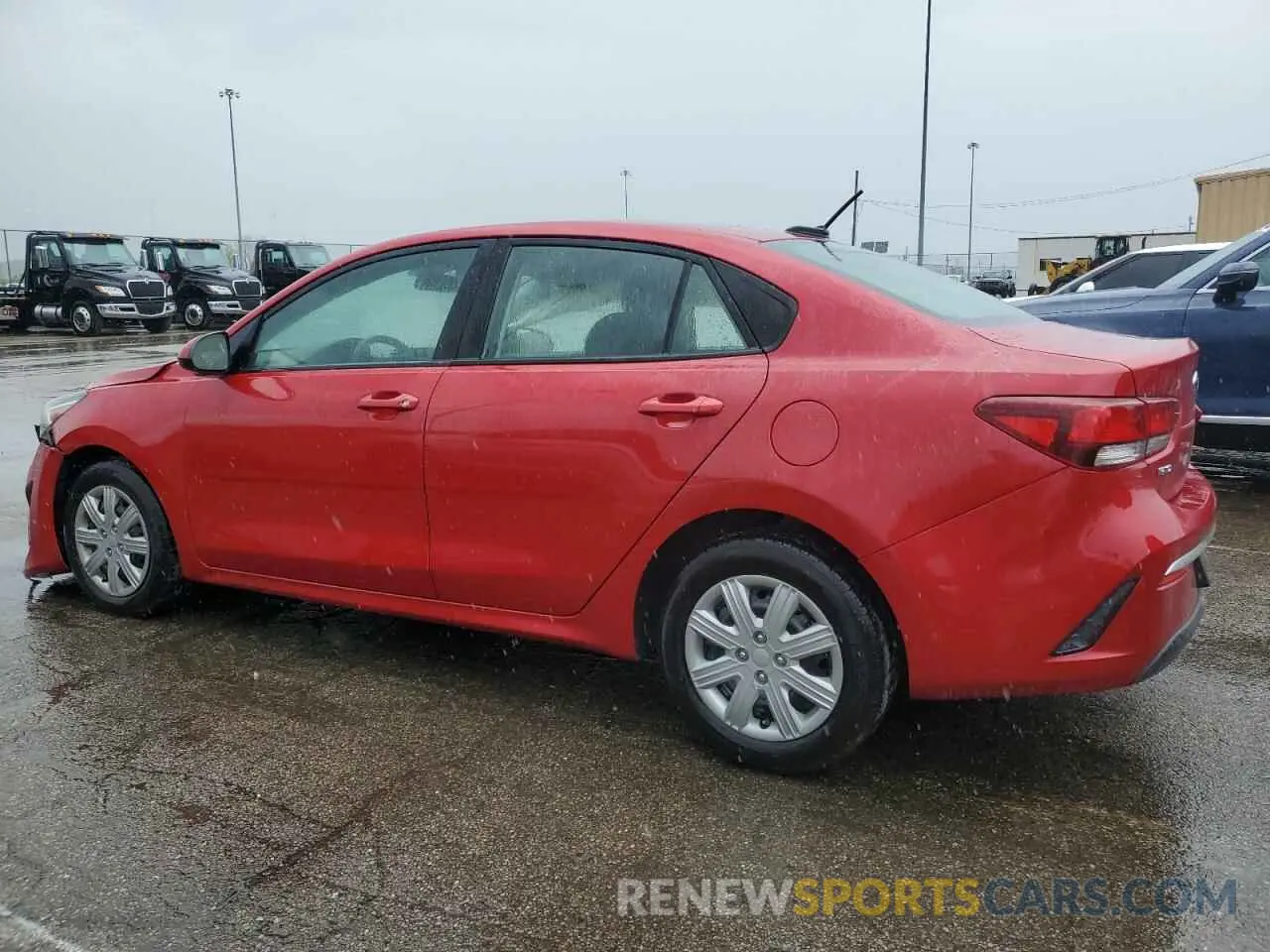 2 Photograph of a damaged car 3KPA24AD3ME403068 KIA RIO 2021
