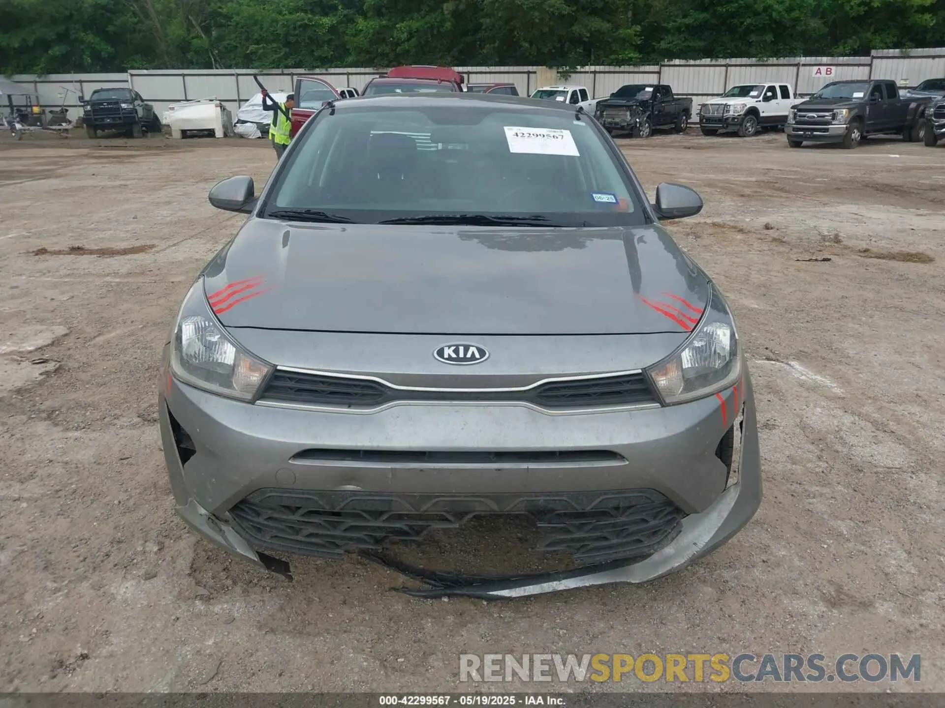 6 Photograph of a damaged car 3KPA24AD3ME405709 KIA RIO 2021