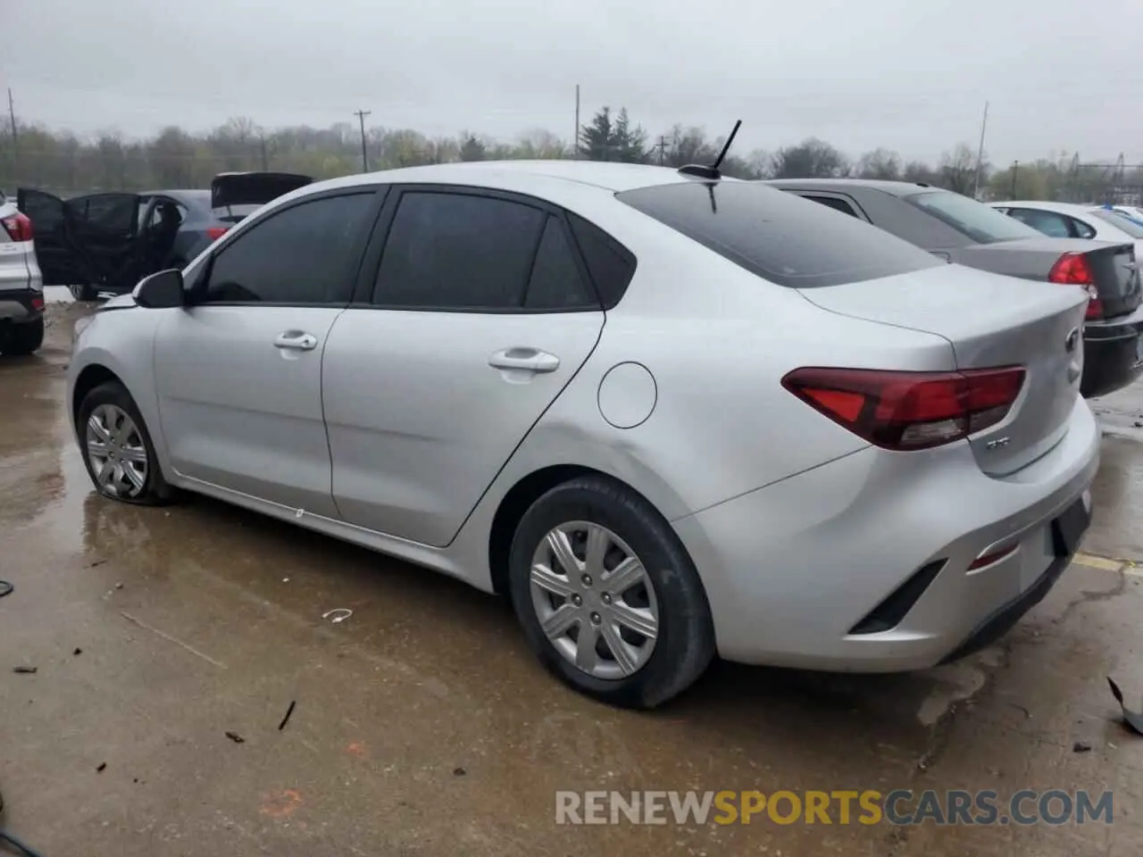 2 Photograph of a damaged car 3KPA24AD3ME429640 KIA RIO 2021