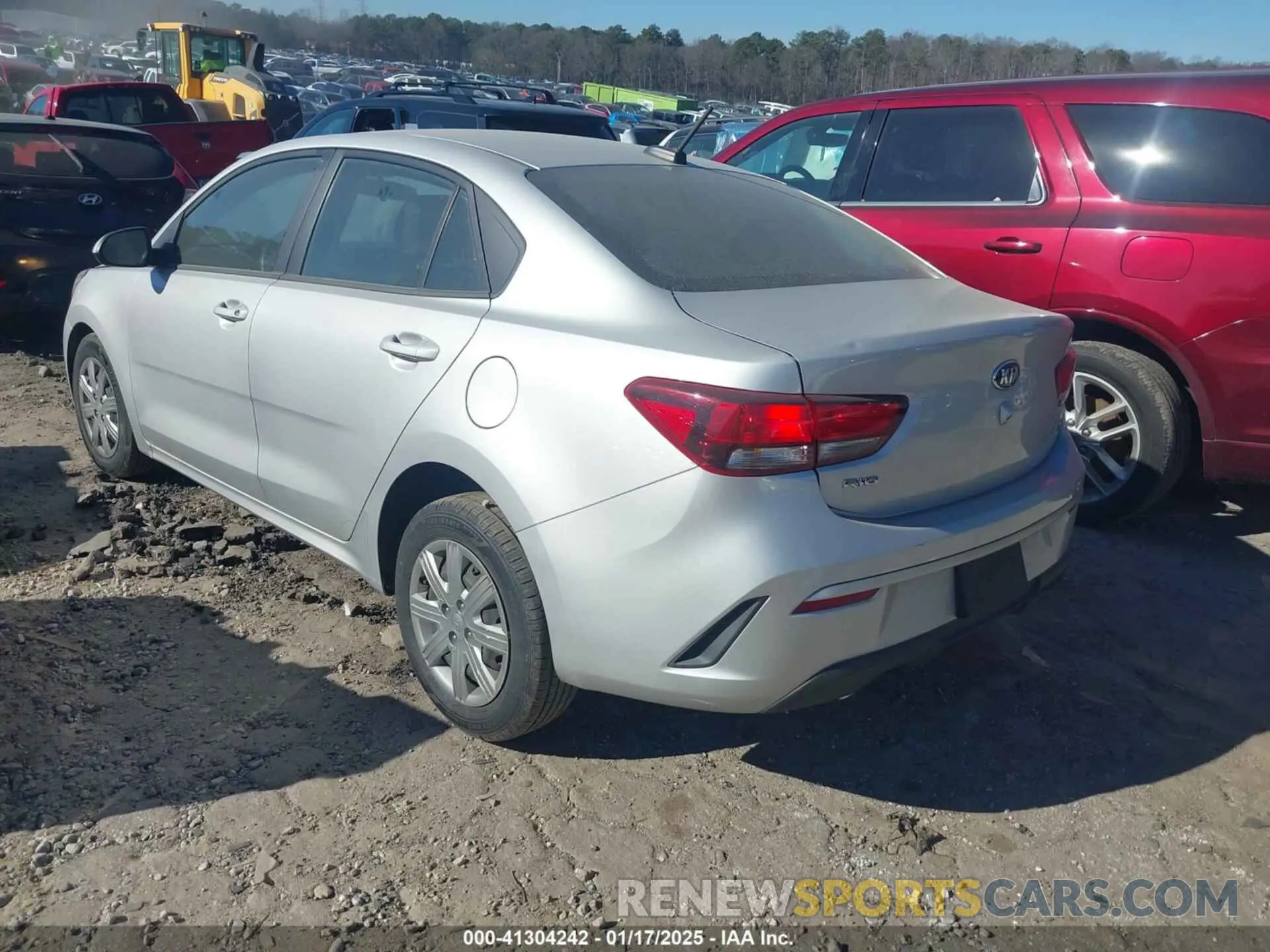3 Photograph of a damaged car 3KPA24AD4ME363969 KIA RIO 2021
