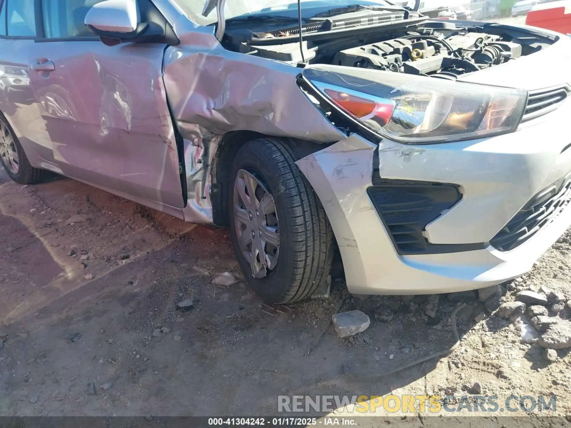 6 Photograph of a damaged car 3KPA24AD4ME363969 KIA RIO 2021