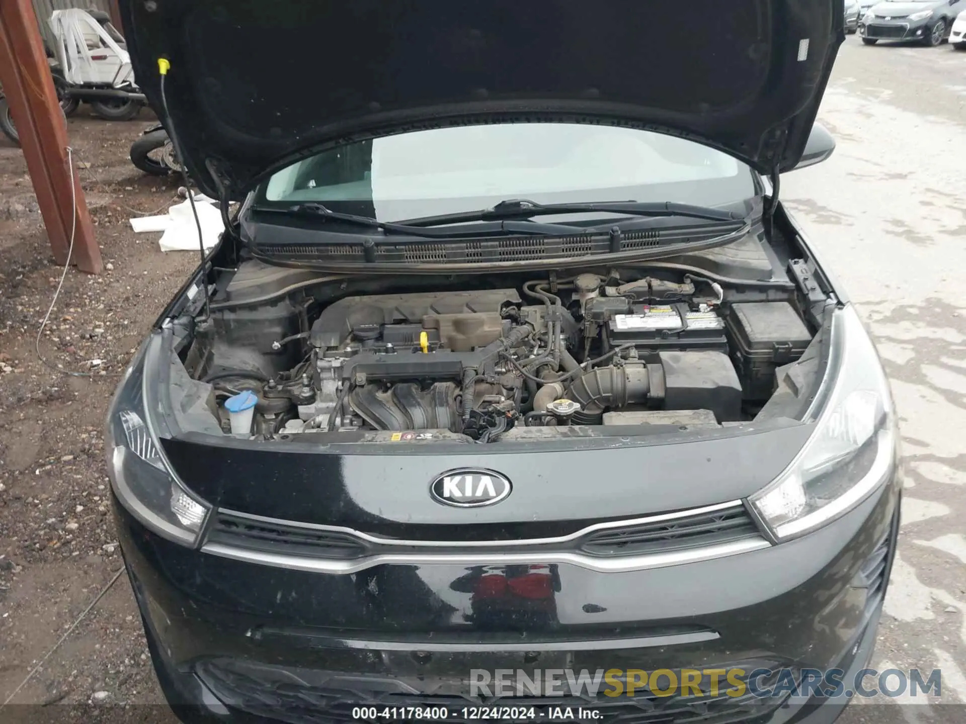 10 Photograph of a damaged car 3KPA24AD4ME364944 KIA RIO 2021