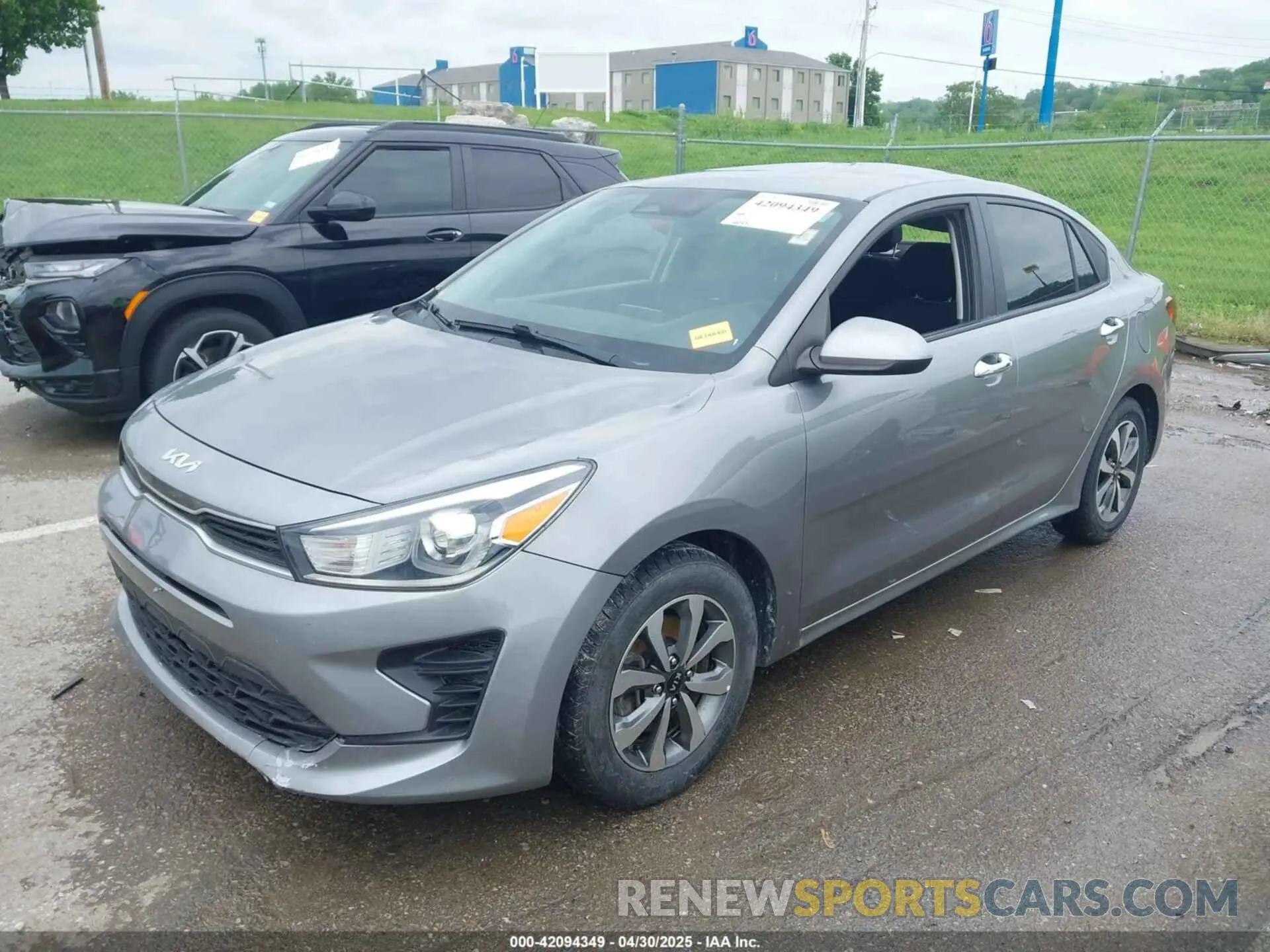 2 Photograph of a damaged car 3KPA24AD4ME387186 KIA RIO 2021