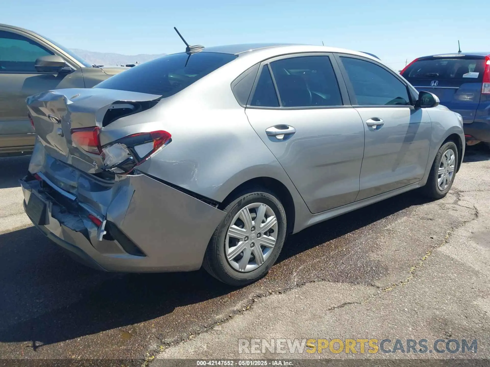 4 Photograph of a damaged car 3KPA24AD4ME391173 KIA RIO 2021