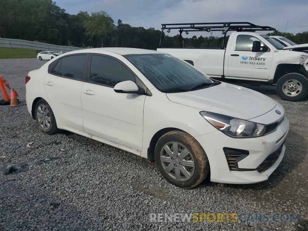 4 Photograph of a damaged car 3KPA24AD4ME392890 KIA RIO 2021