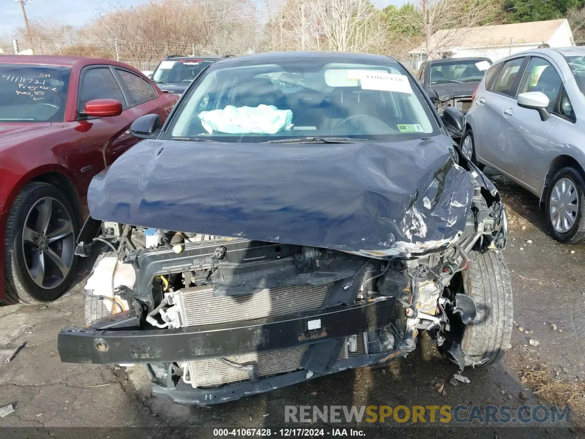12 Photograph of a damaged car 3KPA24AD4ME396454 KIA RIO 2021