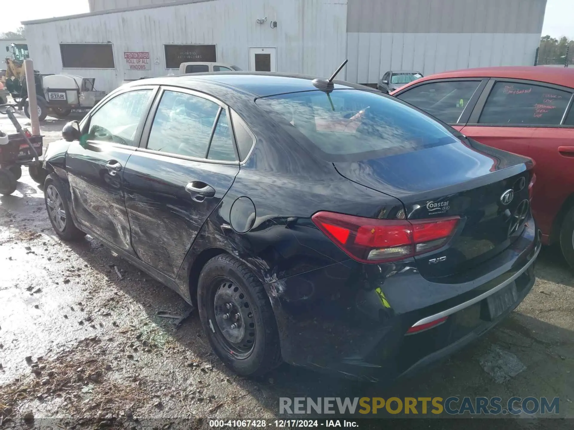 3 Photograph of a damaged car 3KPA24AD4ME396454 KIA RIO 2021