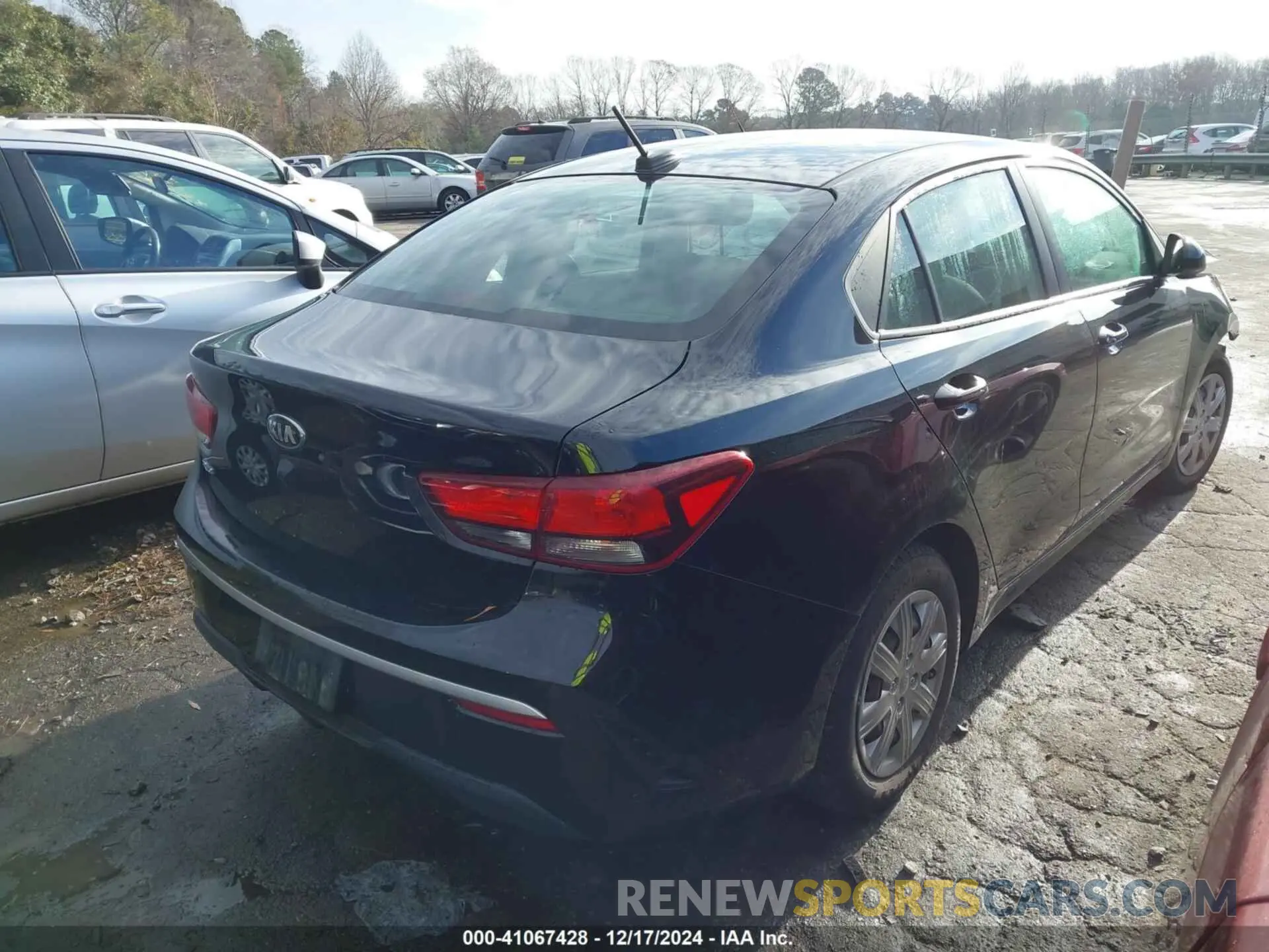 4 Photograph of a damaged car 3KPA24AD4ME396454 KIA RIO 2021