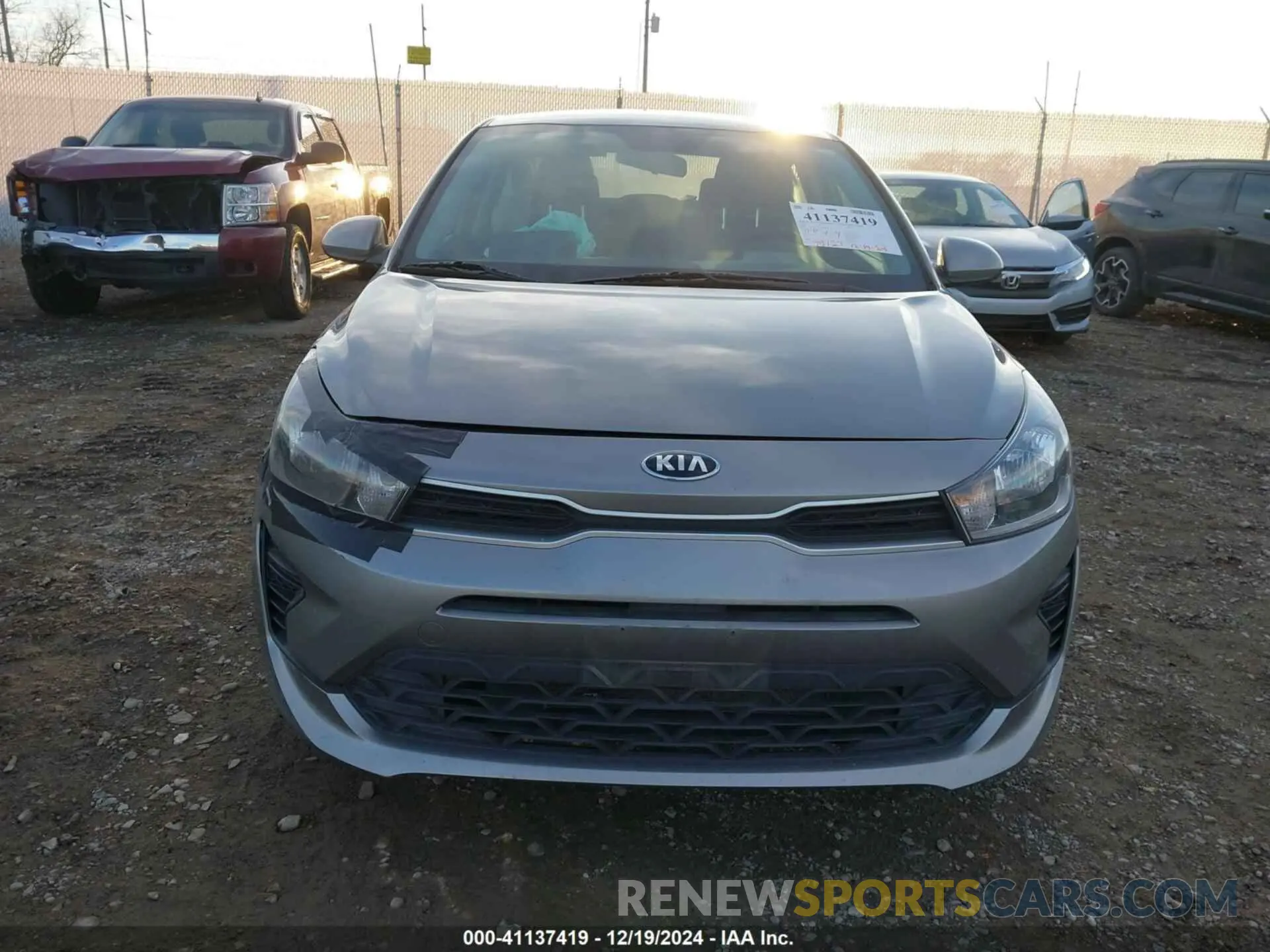 12 Photograph of a damaged car 3KPA24AD4ME398981 KIA RIO 2021