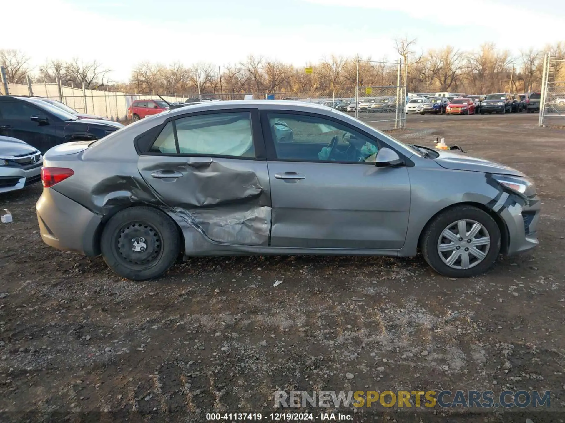 13 Photograph of a damaged car 3KPA24AD4ME398981 KIA RIO 2021