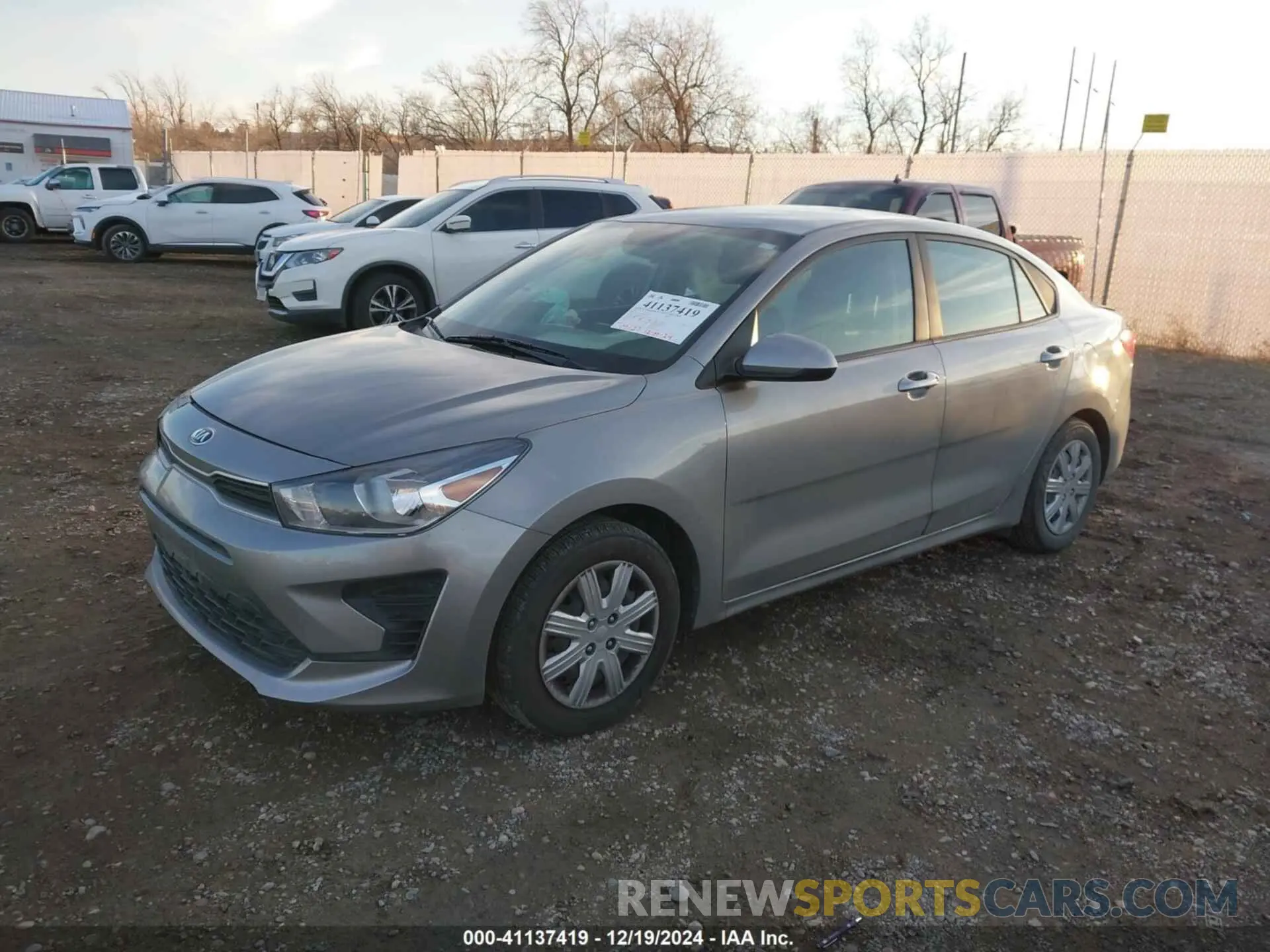 2 Photograph of a damaged car 3KPA24AD4ME398981 KIA RIO 2021
