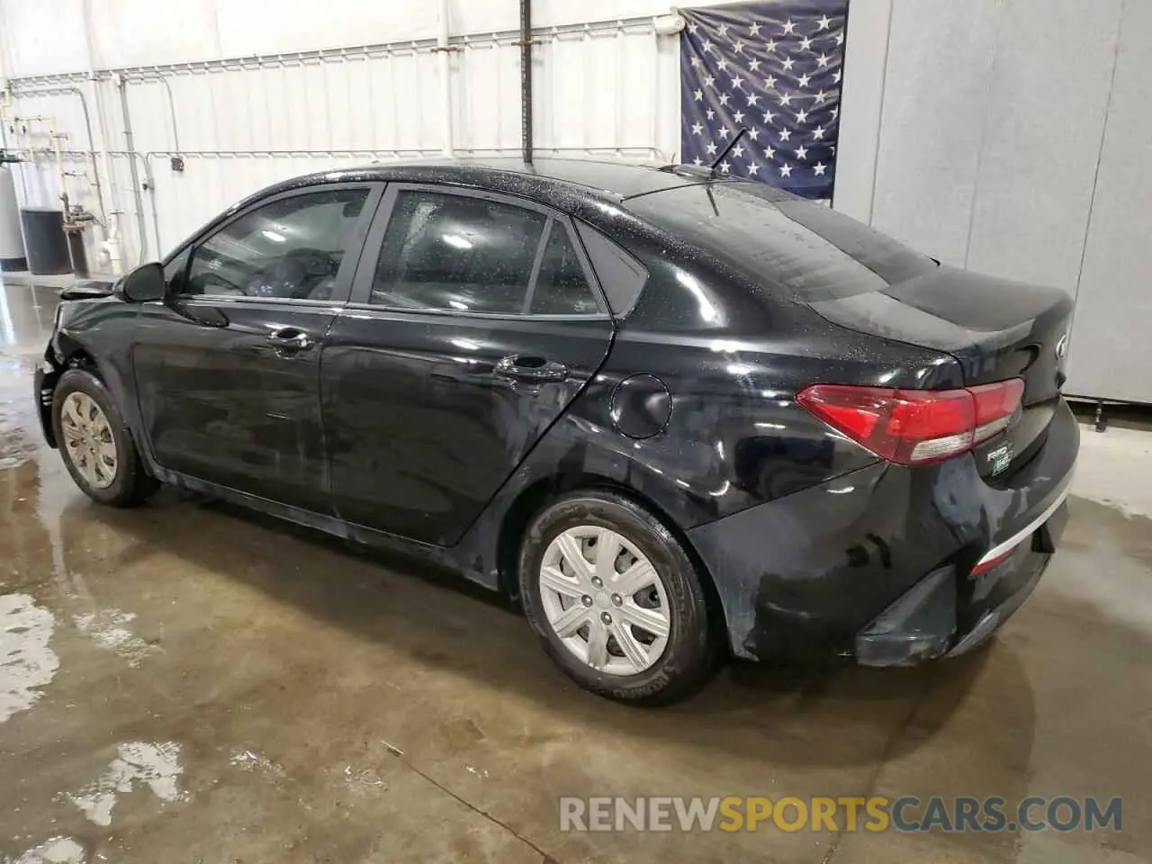 2 Photograph of a damaged car 3KPA24AD4ME423037 KIA RIO 2021