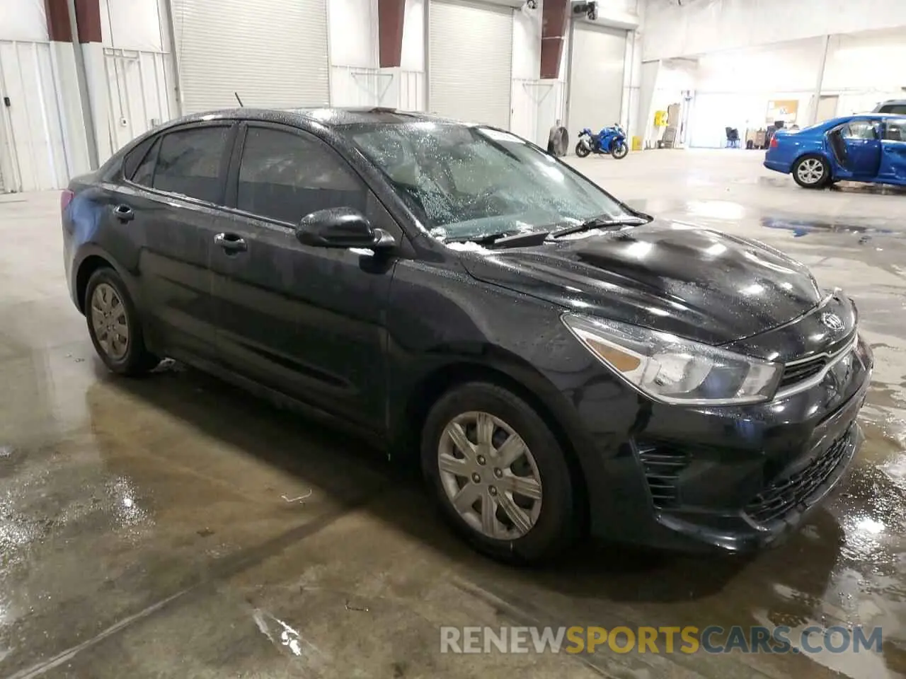4 Photograph of a damaged car 3KPA24AD4ME423037 KIA RIO 2021