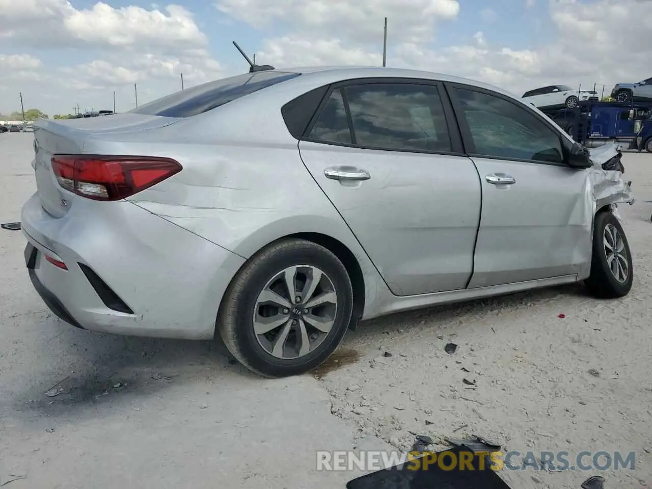 3 Photograph of a damaged car 3KPA24AD4ME424429 KIA RIO 2021