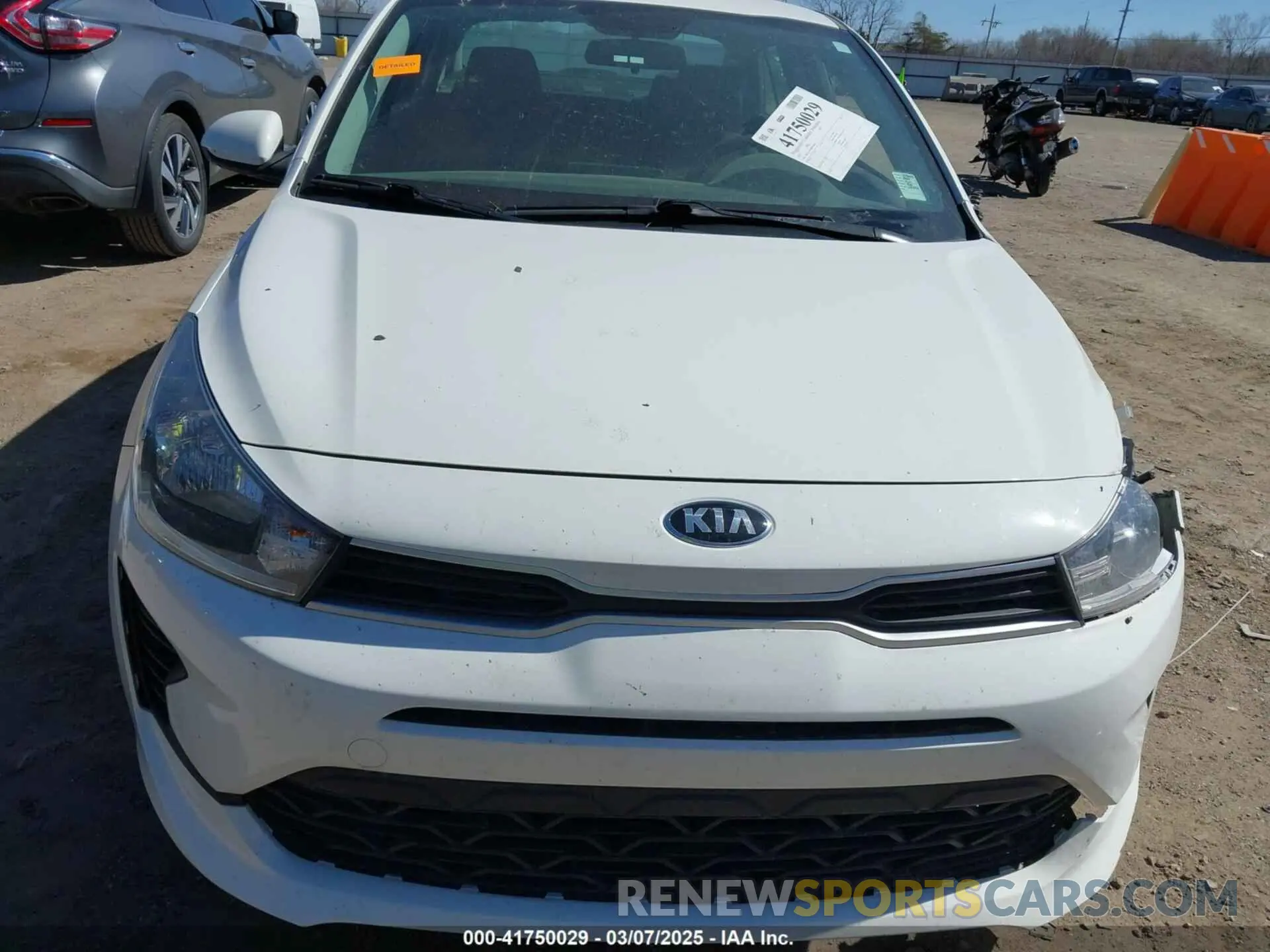 13 Photograph of a damaged car 3KPA24AD4ME430442 KIA RIO 2021