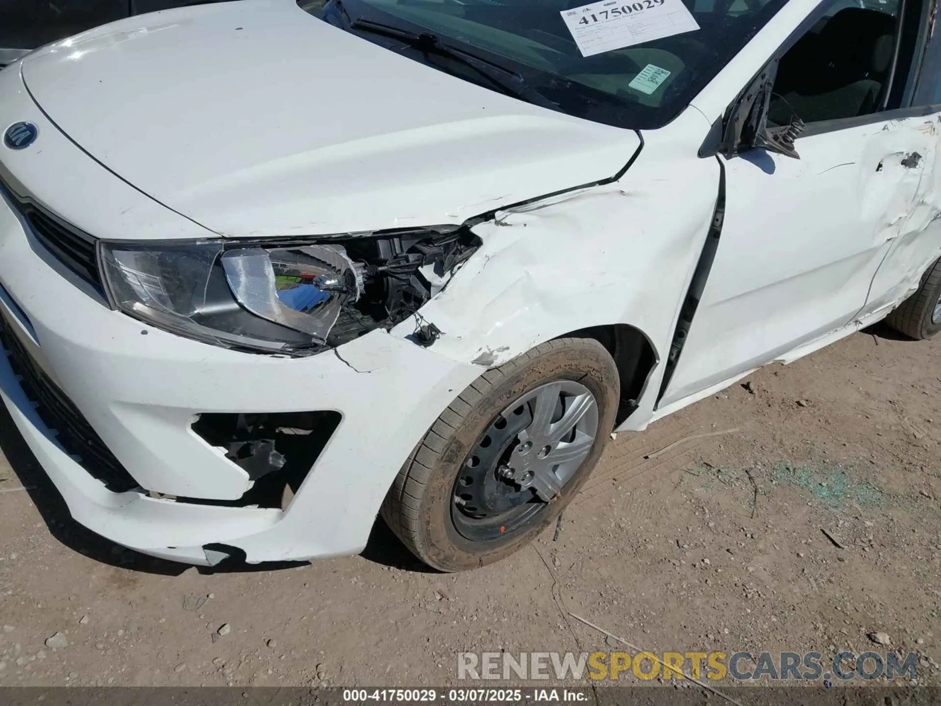 6 Photograph of a damaged car 3KPA24AD4ME430442 KIA RIO 2021