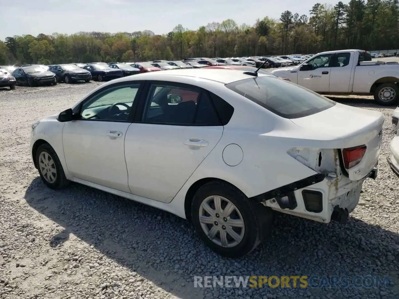 2 Photograph of a damaged car 3KPA24AD5ME363091 KIA RIO 2021
