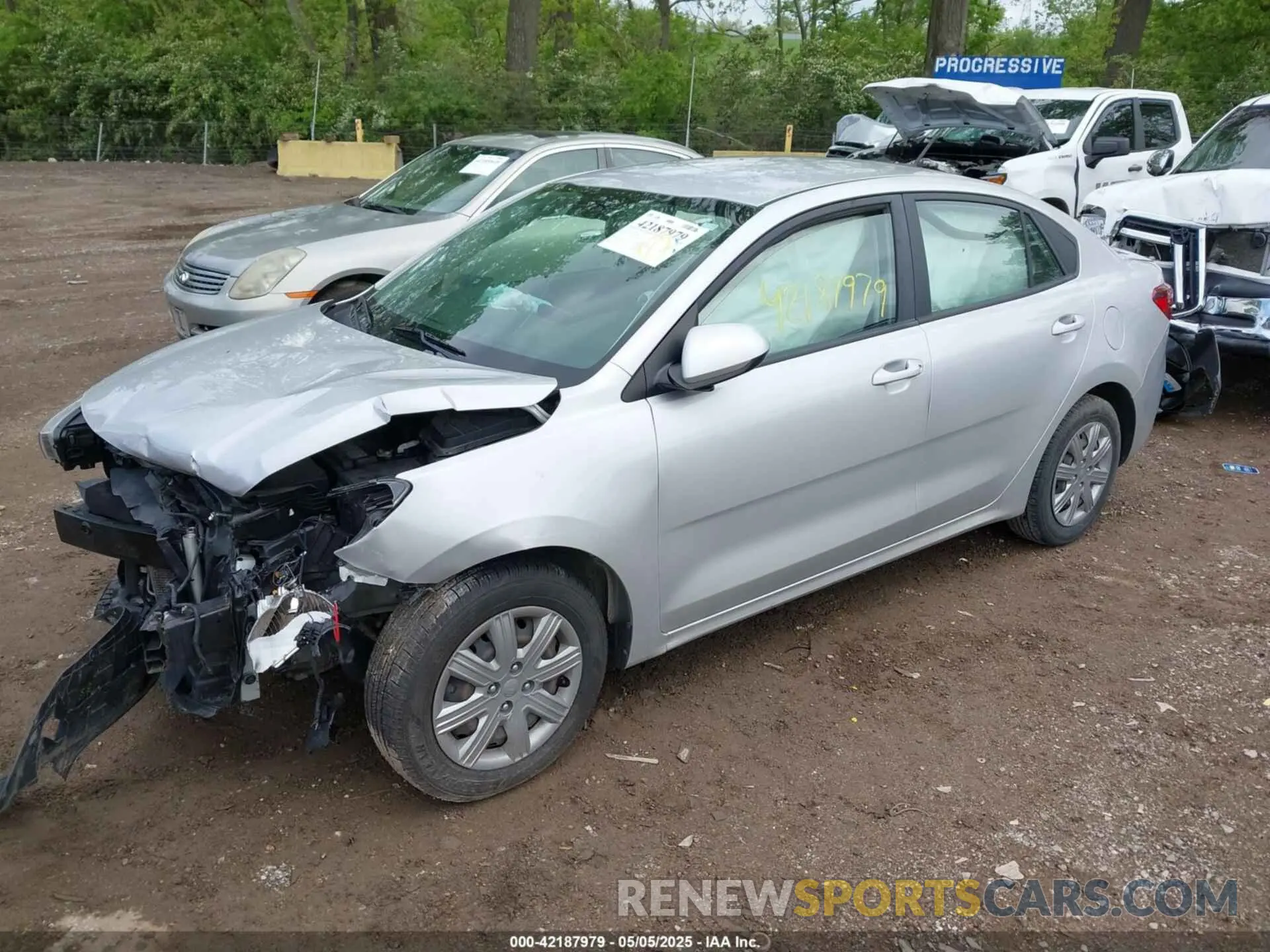 2 Photograph of a damaged car 3KPA24AD5ME367643 KIA RIO 2021