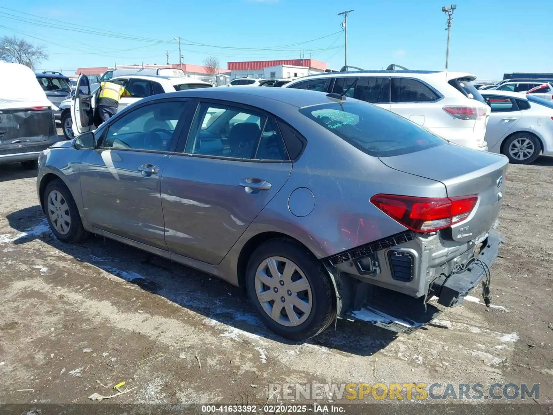 14 Photograph of a damaged car 3KPA24AD5ME372745 KIA RIO 2021