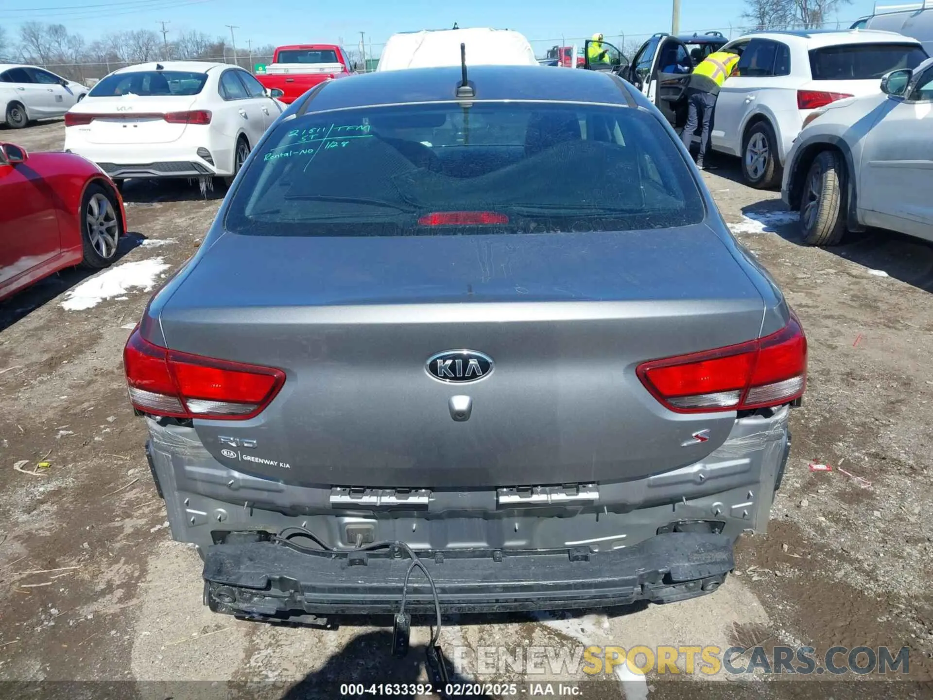 16 Photograph of a damaged car 3KPA24AD5ME372745 KIA RIO 2021