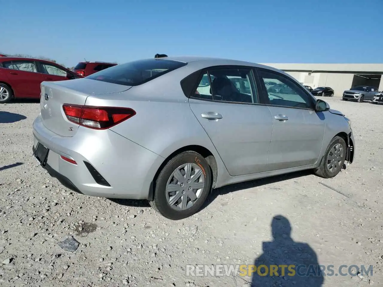 3 Photograph of a damaged car 3KPA24AD5ME397693 KIA RIO 2021