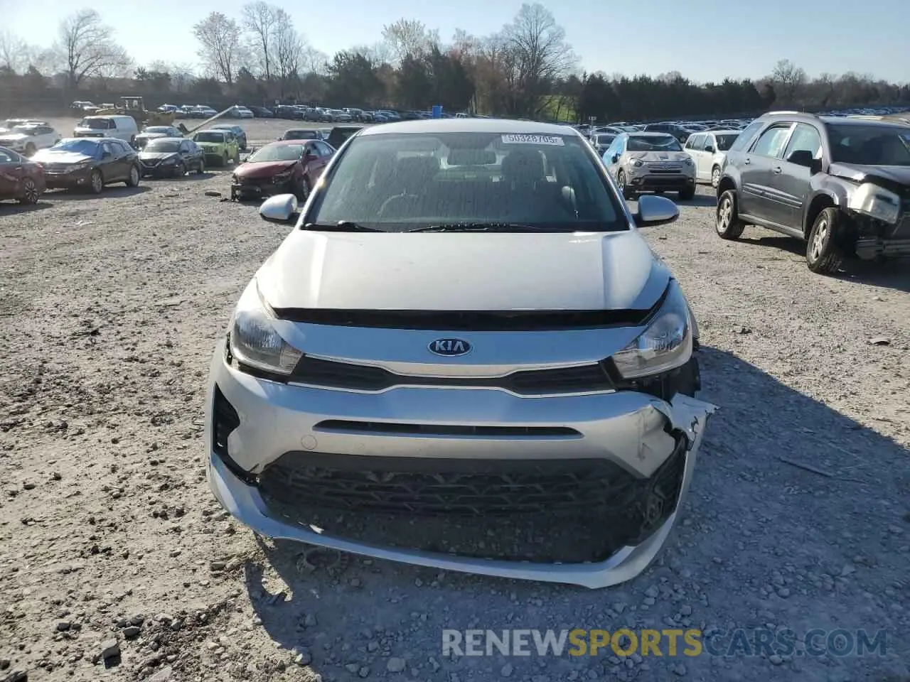 5 Photograph of a damaged car 3KPA24AD5ME397693 KIA RIO 2021