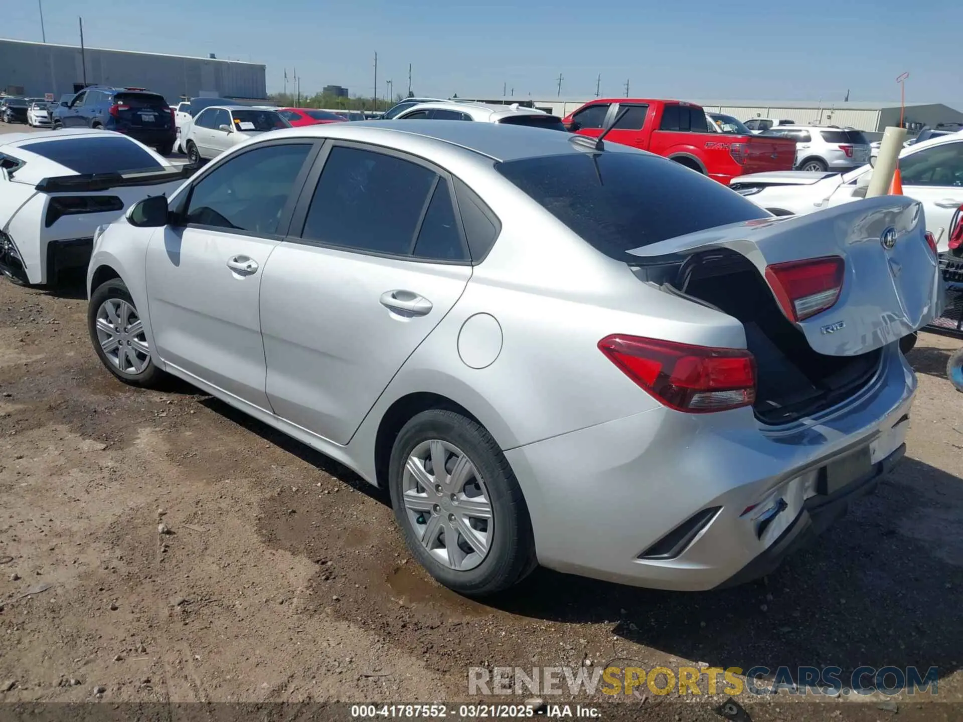 3 Photograph of a damaged car 3KPA24AD5ME429655 KIA RIO 2021