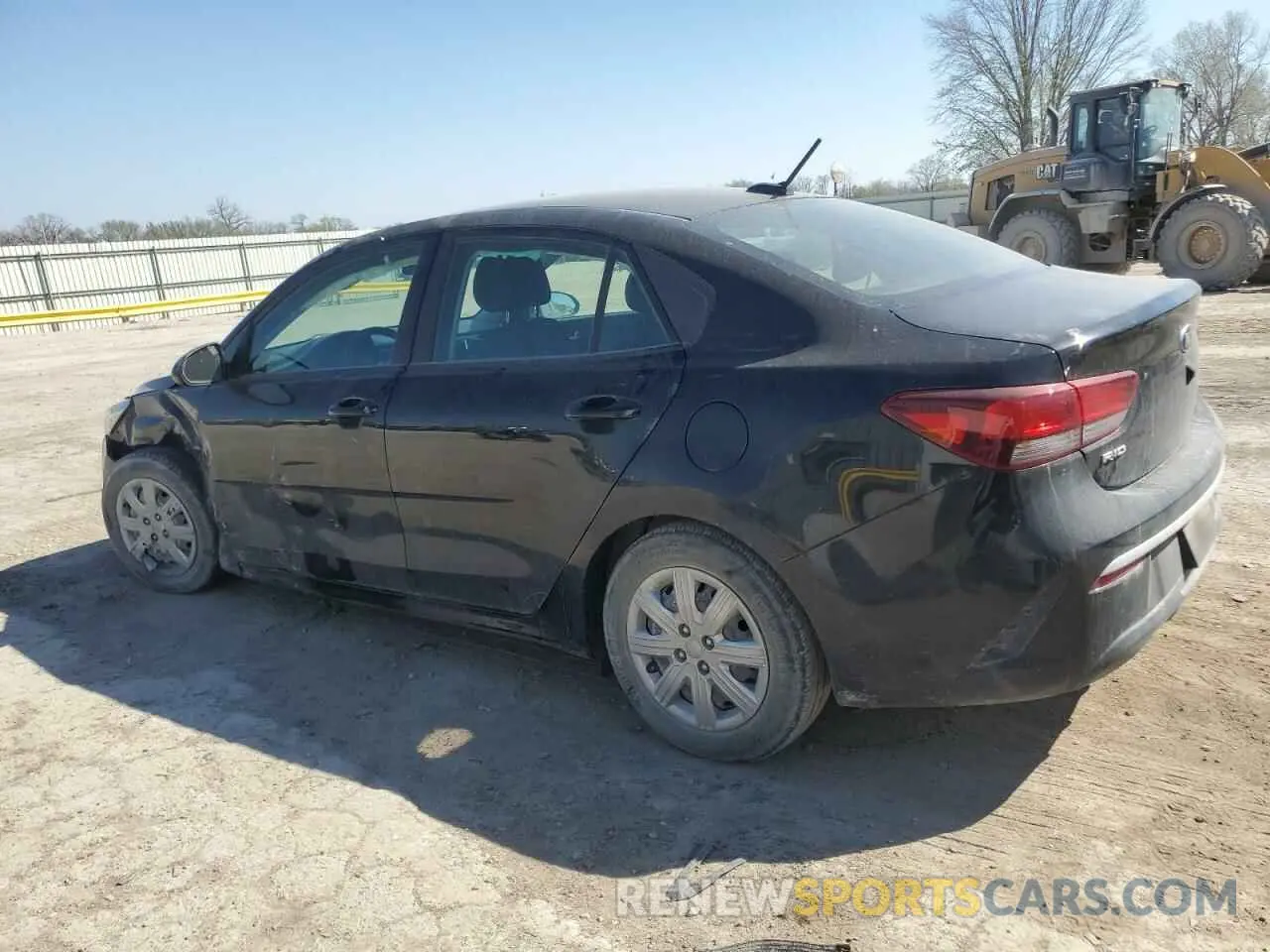 2 Photograph of a damaged car 3KPA24AD6ME402948 KIA RIO 2021