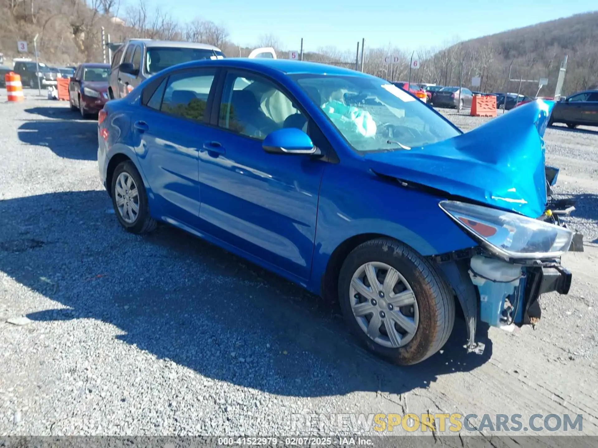 1 Photograph of a damaged car 3KPA24AD6ME429518 KIA RIO 2021